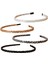 Pack Of Headbands For Women Girls Double Row Beaded Headbands Transparent Black Braided Narrow Headband Hair Accessories (Yurt Dışından) 2