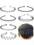 Metal Headband Fashion Women's Headband Unisex Wave Headband Outdoor Sports Headband Simple Elastic Non-Slip Hair Accessories (6 Pack) (Yurt Dışından) 2