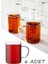 6 Adet Borosilikat Isıya Dayanıklı Termisil Cam Kupa, Çay Kahve Bardağı 200ML 1