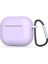- Apple Airpods 3. Nesil - Kılıf Darbelere Karşı Dayanıklı Standart Silikon Kılıf - Lila - T21673 1