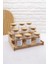 9'lu Bambu Vakum Kapak Cam Baharatlı Seti 300ML & Bambu Düzenleyici Stant 1