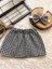 Bebek Siyah Kazayagu Etek ve Bandana Seti Houndstooth Desenli Kadın Aksesuar 1