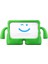 - Samsung Galaxy Tab A9 - Tablet Kılıfı Çocuklar için Kollu İbuy Silikon Kılıf - Yeşil - T30145 1