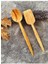 Ahşap Zeytin Ağacı El Yapımı Tahta Servis Kaşık ve Spatula Servis Seti Yemek Kaşığı Mutfak Gereçleri 4