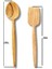 Ahşap Zeytin Ağacı El Yapımı Tahta Servis Kaşık ve Spatula Servis Seti Yemek Kaşığı Mutfak Gereçleri 5