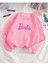 Svart Wear Yeni Sezon Oversize Geniş Kalın Pamuklu (3iplik) Barbie Baskılı Pudra Pembe Sweat 1