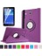 - Samsung Galaxy Tab 3 Lite 7.0 T110 - Tablet Kılıfı 360 full Korumalı Yatay Dikey Dönebilen Standlı Kılıf - Mor - T4909 1