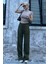 Haki Beli Ayarlanabilir Geniş Paça Pantolon MG2089 1