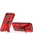 iPhone 16 Pro Için Çift Katmanlı Pc Tpu Bumper Hibrit Kaymaz Telefon Kılıfı - Kırmızı (Yurt Dışından) 3