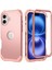 iPhone 16 Plus Için Yumuşak Silikon Sert Pc Tampon Telefon Kılıfı - Rose Gold (Yurt Dışından) 1