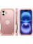 iPhone 16 Plus Için Yumuşak Silikon Sert Pc Tampon Telefon Kılıfı - Rose Gold (Yurt Dışından) 3