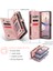 Pixel 9 Için Vintage Çok Fonksiyonlu Deri Flip Cüzdan Kart Yuvaları Telefon Kılıfı - Pembe (Yurt Dışından) 2