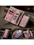 Pixel 9 Için Vintage Çok Fonksiyonlu Deri Flip Cüzdan Kart Yuvaları Telefon Kılıfı - Pembe (Yurt Dışından) 3