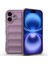 iPhone 16 Plus Için Yumuşak Kauçuk Şok Emici Telefon Kılıfı - Mor (Yurt Dışından) 1