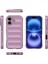 iPhone 16 Plus Için Yumuşak Kauçuk Şok Emici Telefon Kılıfı - Mor (Yurt Dışından) 4