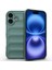 iPhone 16 Plus Için Yumuşak Kauçuk Şok Emici Telefon Kılıfı - Yeşil (Yurt Dışından) 2