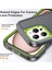 iPhone 16 Pro Max Için Hibrit Yumuşak Silikon Sert Pc Arka Tampon Stand Telefon Kılıfı - Gri (Yurt Dışından) 5
