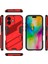 iPhone 16 Plus Için Sert Pc Tpu Tampon Hibrit Düşmeye Karşı Koruyucu Stand Telefon Kılıfı - Kırmızı (Yurt Dışından) 3