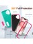 iPhone 16 Plus Için Hibrit Yumuşak Silikon Sert Pc Arka Tampon Stand Telefon Kılıfı - Turkuaz (Yurt Dışından) 3