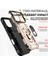 iPhone 16 Plus Için Halka Ayaklı ve Kayar Kamera Kapaklı Telefon Kılıf - Altın (Yurt Dışından) 4