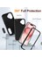 iPhone 16 Plus Için Hibrit Yumuşak Silikon Sert Pc Arka Tampon Stand Telefon Kılıfı - Siyah (Yurt Dışından) 3