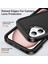 iPhone 16 Plus Için Hibrit Yumuşak Silikon Sert Pc Arka Tampon Stand Telefon Kılıfı - Siyah (Yurt Dışından) 5