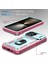 iPhone 16 Plus Için Kayar Lens Koruyucu Halka Standlı Telefon Kılıfı - Pembe-Yeşil (Yurt Dışından) 3