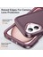 iPhone 16 Için Hibrit Yumuşak Silikon Sert Pc Arka Tampon Stand Telefon Kılıfı - Mor (Yurt Dışından) 5