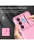 Samsung Galaxy S23 Fe Kayar Kamera Kapaklı Sağlam Standı Telefon Kılıfı - Pembe (Yurt Dışından) 3