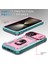 iPhone 16 Plus Için Kayar Lens Koruyucu Halka Standlı Telefon Kılıfı - Yeşil - Pembe (Yurt Dışından) 3