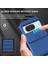 Pixel 8 Kayar Kamera Kapaklı Sağlam Standı Telefon Kılıfı - Mavi (Yurt Dışından) 3