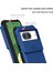 Pixel 8 Kayar Kamera Kapaklı Sağlam Standı Telefon Kılıfı - Mavi (Yurt Dışından) 5