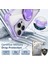 iPhone 16 Pro Için Magsafe Ring Stand Düşme Telefon Kılıfı ile Uyumlu - Mor (Yurt Dışından) 4