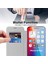 iPhone 16 Plus Için Magsafe Şeffaf Elektrokaplama Manyetik Pu Deri Telefon Kılıfı - Gümüş (Yurt Dışından) 5