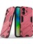 iPhone 16 Için Sert Pc Tpu Tampon Hibrit Düşmeye Karşı Koruyucu Stand Telefon Kılıfı - Sıcak Pembe (Yurt Dışından) 1