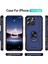 iPhone 16 Pro Max Için Halka Tutuculu Çift Katmanlı Telefon Kılıfı - Mavi (Yurt Dışından) 5