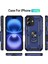 iPhone 16 Plus Için Halka Tutuculu Çift Katmanlı Telefon Kılıfı - Mavi (Yurt Dışından) 5