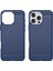 iPhone 16 Pro Max Için Yumuşak Karbon Fiber Fırçalanmış Tpu Telefon Kılıfı - Mavi (Yurt Dışından) 4