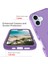 iPhone 16 Plus Için Hibrit Bumper Tam Koruma Telefon Kılıfı - Şeffaf Mor (Yurt Dışından) 4