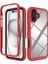 iPhone 16 Plus Için Hibrit Bumper Tam Koruma Telefon Kılıfı - Kırmızı (Yurt Dışından) 1