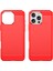iPhone 16 Pro Max Için Yumuşak Karbon Fiber Fırçalanmış Tpu Telefon Kılıfı - Kırmızı (Yurt Dışından) 4