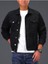 Siyah Erkek Slim Fit Denim Kot Ceket 2