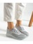 Buz Gri Anatomik Esnek Taban Slip-On Spor Ayakkabı Günlük Sneaker 3