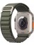 Apple Watch Ultra 49MM ile Uyumlu Uyumlu Kancalı Kumaş Kordon Kayış - FC269 1