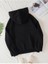 Unisex Siyah Oversize Sweatshırt Start 2