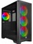 VK-G4306S 4-Argb Fanlı Gamıng Mıd-Tower Pc Kasası 360MM Sıvı Soğutucu Desteği 1