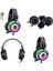 Rainwork Rgb Profesyonel Gaming Mikrofonlu Gamer Oyuncu Kulaklığı Pc Ps Xbox Işıklı Rengarenk CT4101 2