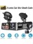 3 Kameralı Araç Içi Kamera Kayıt Cihazı 3 Lens Cardvr Dash Cam Ön Iç Ve Geri Görüş Kamerası 1