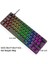 Mekanik Oyuncu Klavyesi Rgb LED Işıklı Type-C Girişli Red Switch Mechanical Gaming Keyboard 2