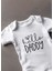 Kısa Kollu %100 Pamuklu Hello Daddy Tasarımlı Bebek Zıbın Body 2